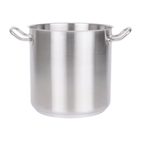 Vogue Suppentopf tief aus Edelstahl induktionsgeeignet 24cm 10,5L