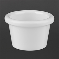 Olympia Kristallon Melamine Plain Ramekins White 63mm (12 Pack)