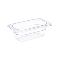 Vogue Clear Polycarbonate 1/9 Gastronorm Pan