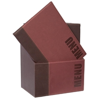 Securit Contemporary Menu Covers and Storage Box A4 Bordeaux (20 Pack)