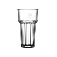 BBP Polycarbonate American Hi Ball Glasses Lined Half Pint CE Marked at 285ml (36 Pack)