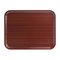 Cambro Capri Laminate Rectangular Tray Mahogany 430-460mm