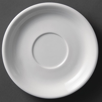 Olympia Whiteware Cappuccino Saucers 180mm (12 Pack)