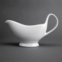 Olympia Whiteware Gravy Boats 340ml (6 Pack)