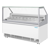 Polar U-Series 9 Pan Gelato Showcase