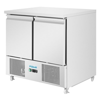 Polar U-Series Ventilated 2 Door Counter Fridge