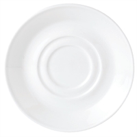 Steelite Simplicity White Low Cups Saucers 145mm (36 Pack)