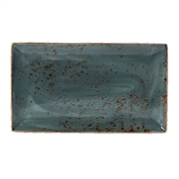 Steelite Craft Blue Rectangular Platters 330x 190mm (6 Pack)