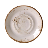 Steelite Craft White Stand and Saucers Double Well Large (36 Pack)