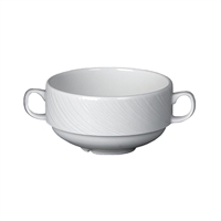 Steelite Spyro Handled Soup Cups 285ml (36 Pack)