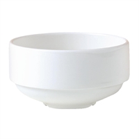 Steelite Monaco White Stacking Unhandled Soup Cups
