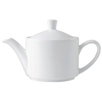 Steelite Monaco White Vogue Teapots 412ml (6 Pack)