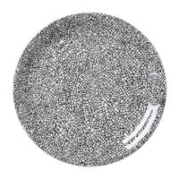 Steelite Ink Crackle Black Coupe Plates 203mm (12 Pack)