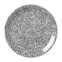 Steelite Ink Crackle Black Coupe Plates 153mm (12 Pack)