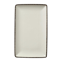 Steelite Charcoal Dapple Rectangle One Plates 270 x 167mm (6 Pack)