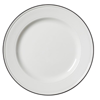 Steelite Bead Black Band Plates 285mm (6 Pack)