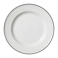 Steelite Bead Black Band Plates 255mm (12 Pack)