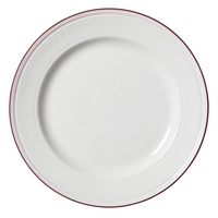 Steelite Bead Maroon Band Plates 285mm (6 Pack)