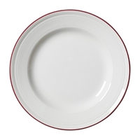 Steelite Bead Maroon Band Plates 202mm (12 Pack)