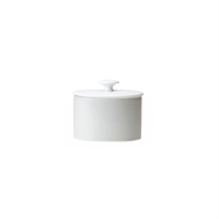 William Edwards Spiro Oval Sugar Bowls White 90mm (12 Pack)