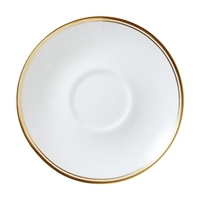 William Edwards Burnished Gold Coupe Tea for One Saucers 145mm (12 Pack)