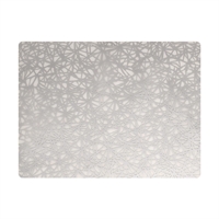 Steelite Modern Twist Silicone Placemat Silver Twine 305x406mm (12 Pack)