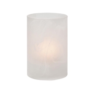Hollowick Wysp Satin Crystal Glasses Cylinder 73mm x 114mm (6 Pack)