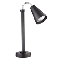 Steelite Creations Modern Single Heat Lamp Black 220V UK Plug