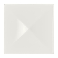 Rene Ozorio White Album Square Elevation with Indent 100x100mm (12 Pack)