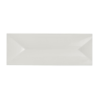 Rene Ozorio White Album Rectangular Trays with Indent 285x100mm (12 Pack)