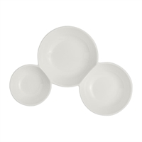 Rene Ozorio White Album 3 Compartment Gourmet Sauce Dishes 200ml (12 Pack)