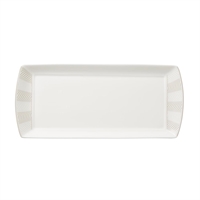 William Edwards Bakewell Rectangle Trays Taupe 340x150mm (12 Pack)