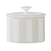 William Edwards Bakewell Coupe Oval Sugar Bowls Taupe 90mm (12 Pack)