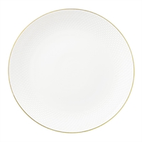 William Edwards Diamond Coupe Plates Raised White 270mm (12 Pack)