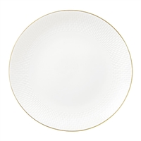 William Edwards Diamond Coupe Plates Raised White 210mm (12 Pack)