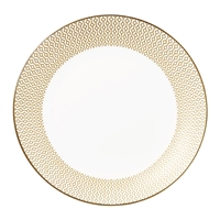 William Edwards Diamond Coupe Plates Gold 165mm (12 Pack)