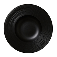 Steelite Concorde Rim Pasta Bowls Noir 285mm (12 Pack)