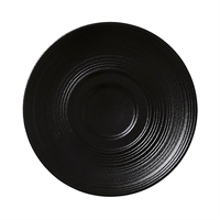 Steelite Concorde Saucers Noir 117.5mm (12 Pack)