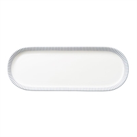 William Edwards Celestine Coupe Oblong Trays 253x93mm (12 Pack)
