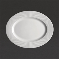 Steelite Willow Oval Plate. length 330mm. (12 Pack)