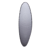 Steelite Scape Smoked Glasses Oval Platters 400mm (6 Pack)