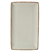 Steelite Brown Dapple Rectangle Three Plates (6 Pack)