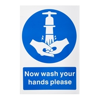 Vogue Now Wash Your Hands Sign