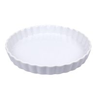 Olympia Whiteware Flan Dishes 265mm (6 Pack)