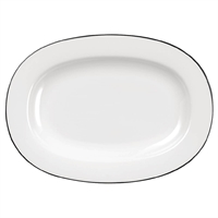 Churchill Alchemy Mono Oval Dishes 330mm (6 Pack)