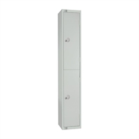 Elite Two Door 300mm Deep Lockers Grey