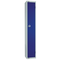 Elite Single Door 300mm Deep Lockers Blue