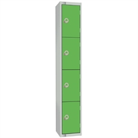 Elite Four Door 300mm Deep Lockers Green
