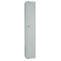 Elite Single Door 450mm Deep Lockers Grey