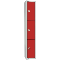 Elite Four Door 450mm Deep Lockers Red